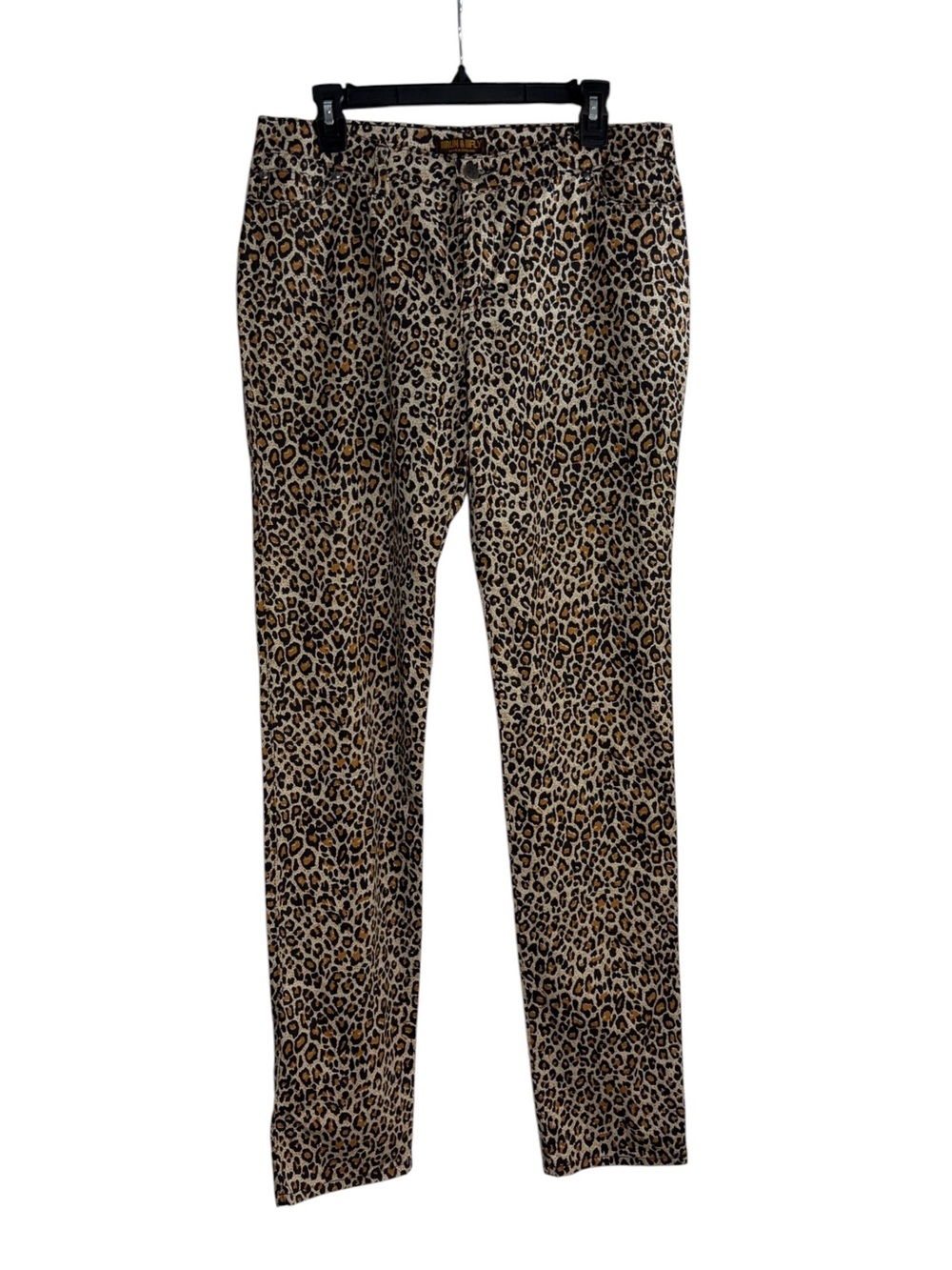 Run & Fly JM1150 Leo Skinny Jeans Leopard Print NWT